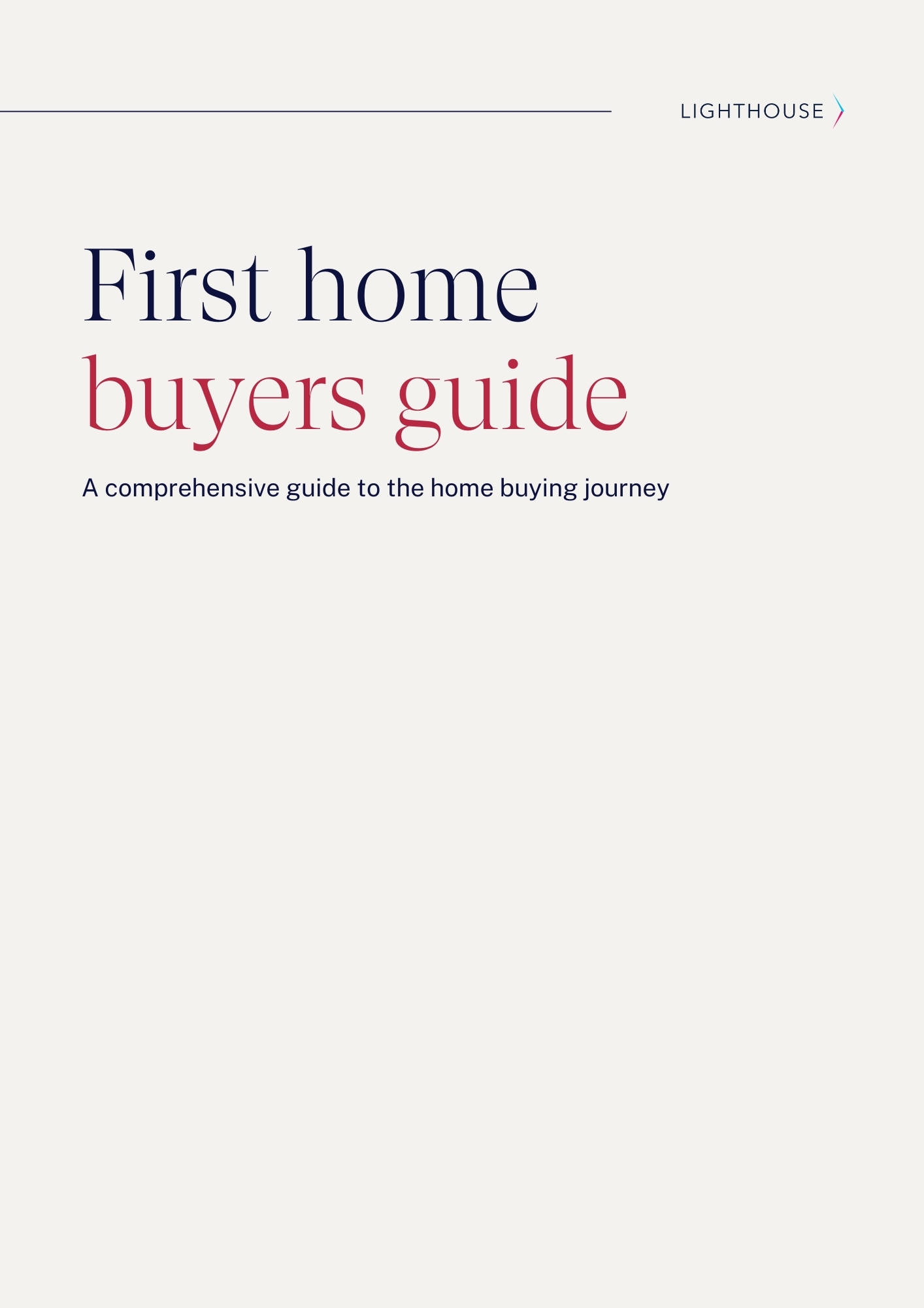A Smart Guide to First Home Buying