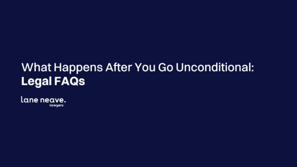 What Happens After You Go Unconditional
