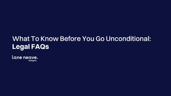 What Happens Before You Go Unconditional